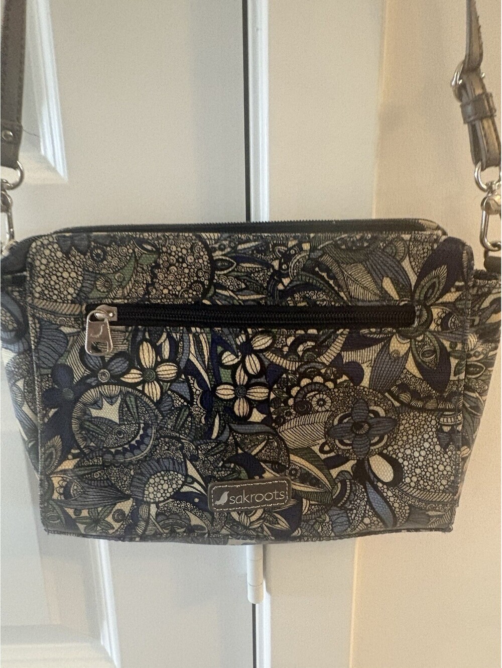 Sakroots Women's Purse, Dusty blue floral - Picture 6 of 9